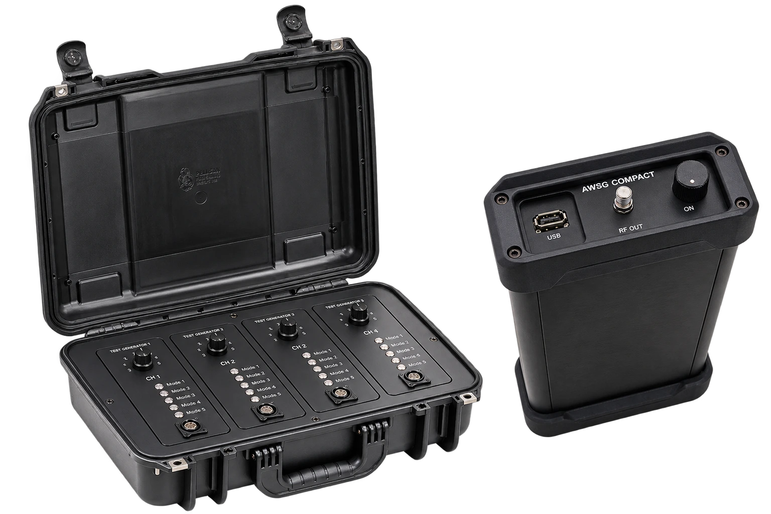 AWSG Field and AWSG Compact combined GNSS CRPA test systems